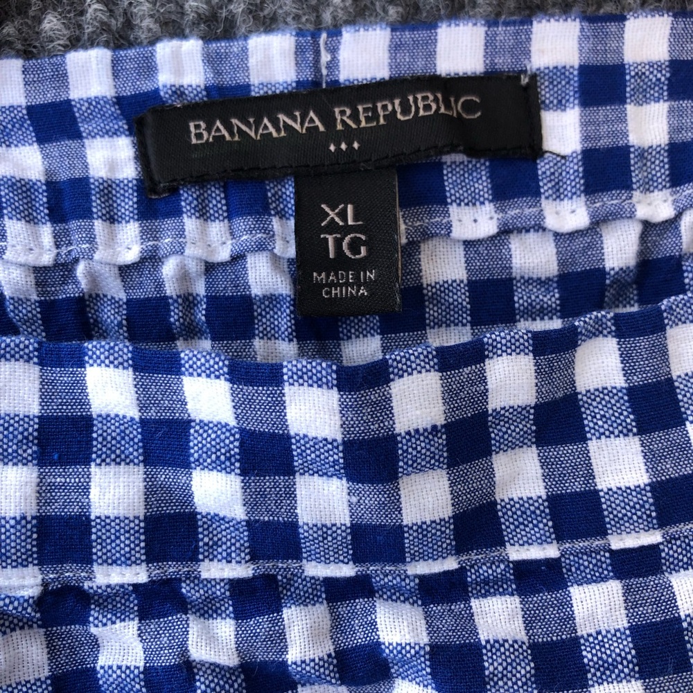 Banana Republic Factory gingham midi skirt size XL - Picture 2 of 8